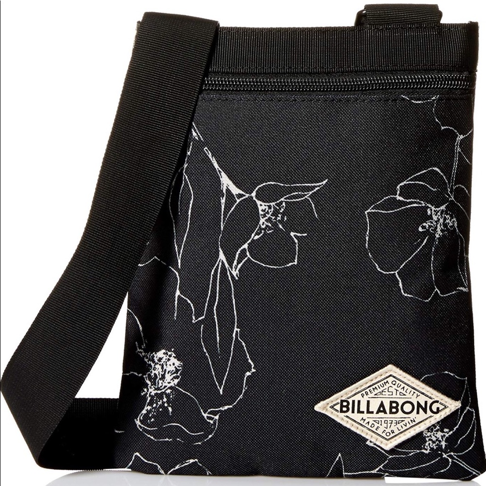 Billabong Black and White Crossbody Bag